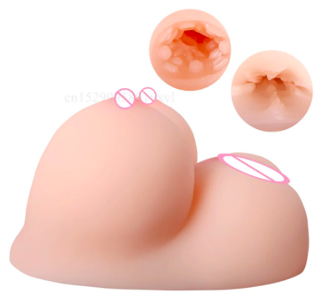 Búp bê silicon nguyên khối Jiuai 2kg, ngực âm đạo thật, giá tốt